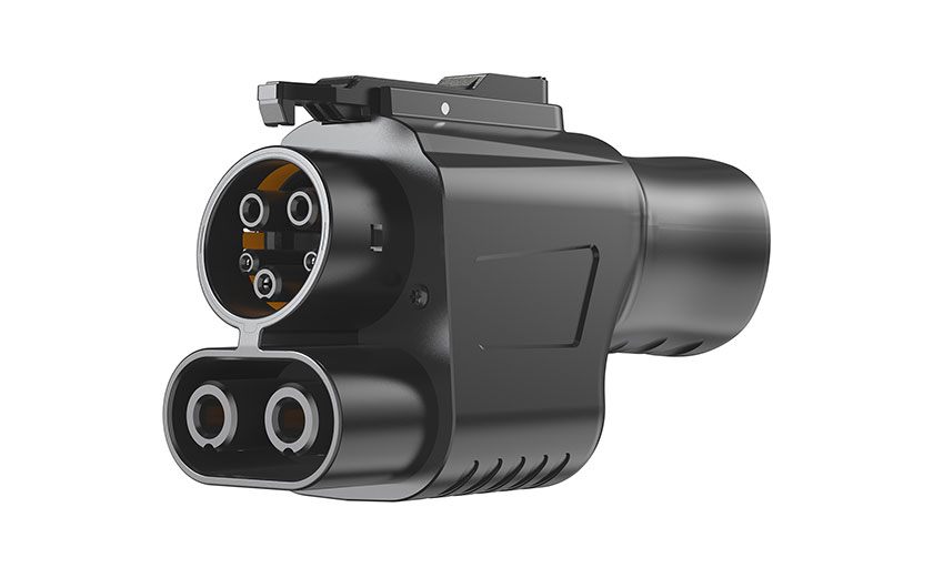 Tesla to CCS charging compartment conversion head